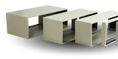 An assortment of PTAC and AC wall sleeves